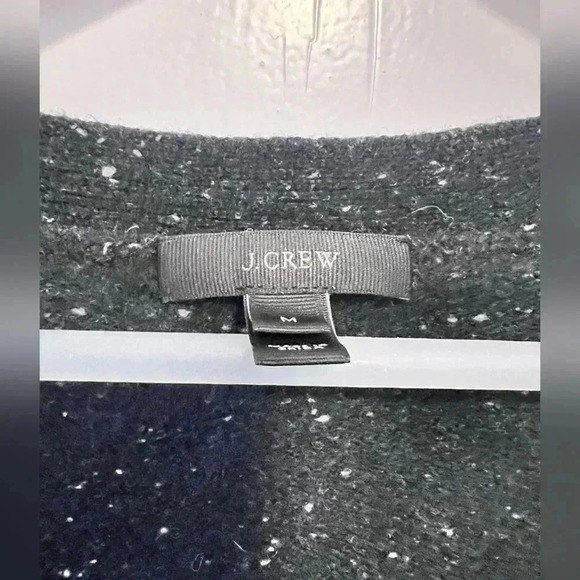 J Crew Wool Speckled Capsule Wardrobe Cardigan Size M - Picture 2 of 4
